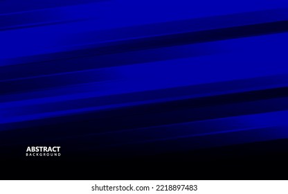 Abstract line stripe speed blue background vector