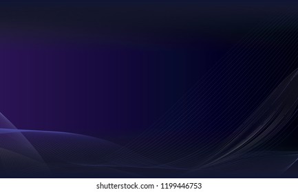 Abstract Line Style Background - Vector