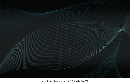 Abstract Line Style Background - Vector