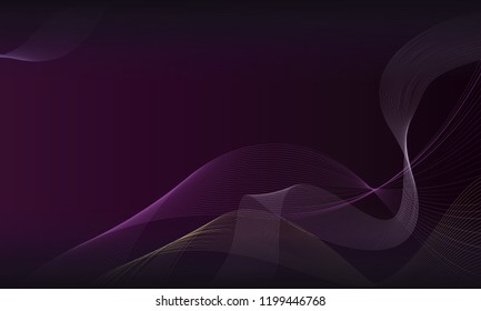 Abstract Line Style Background - Vector
