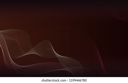 Abstract Line Style Background - Vector