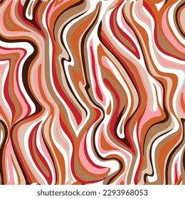 Abstract line swril seamless colorful marbling