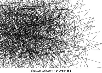 Abstract line tangle modern design. 