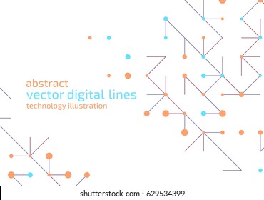 Abstract line texture. Modern technology illustration. Geometric vertical stripe background. Simple abstraction design.