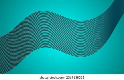 Abstract line texture on light blue background vector illustration. Smooth Design element. Curved twisted slanting design or waved line pattern. For business, digital, science