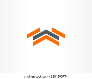Abstract line trandy logo design icon