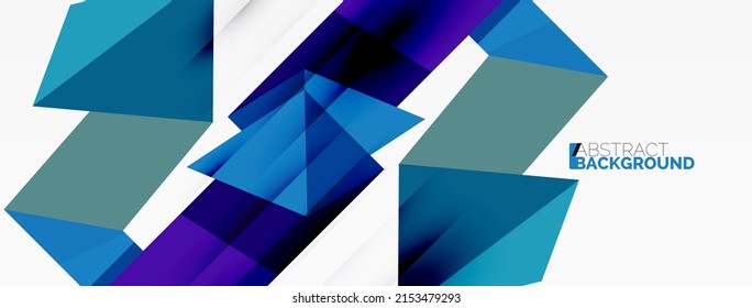 Abstract line and triangle background. Creative geometric abstract backdrop. Business template for wallpaper, banner, background or landing
