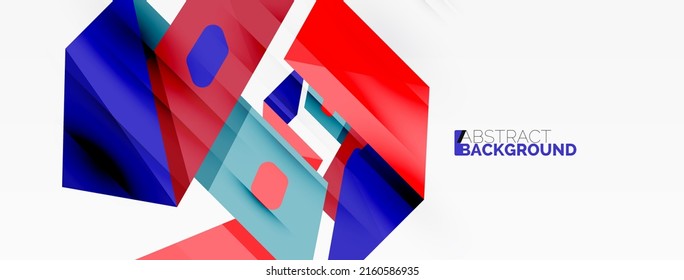 Abstract line and triangle background. Creative geometric abstract backdrop. Business template for wallpaper, banner, background or landing