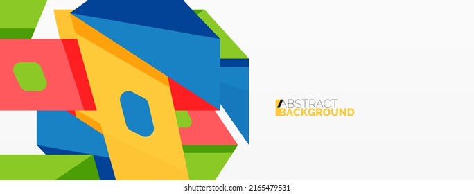 Abstract line and triangle background. Creative geometric abstract backdrop. Business template for wallpaper, banner, background or landing