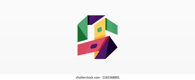 Abstract line and triangle background. Creative geometric abstract backdrop. Business template for wallpaper, banner, background or landing