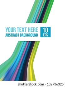 Abstract line vector background