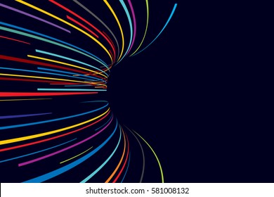 Abstract Line Vector Background