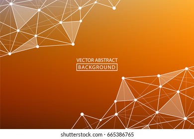 Abstract line. Vector abstract background of colored lines. Concept of the science, chemistry, biology, medicine, technology.