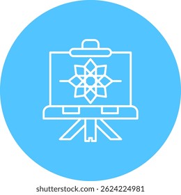 Abstract Line vector Icon Design