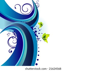abstract line vector illustration