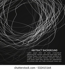 Abstract line, vector illustration.