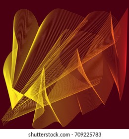 Abstract line vector illustration