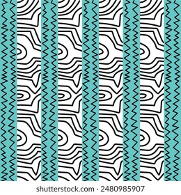 Abstract line vector pattern , seamless pattern for ethnic carpet decoration. Great for fashion, textile design, cute themed fabrics, wallpaper, wrapping paper and other decorations.