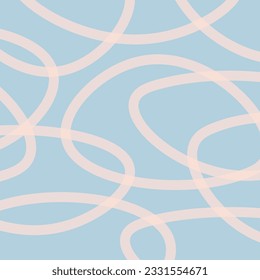 Abstract line wallpaper. Abstract oval. Simplicity. Backdrop. Gift wrap.Postcard. Graphic design. Multicolour. Fabric. Decorative. Blue and Pink colours tone. Wave pattern. Ornament. Dynamic. 