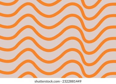 Abstract line wallpaper. Abstract vector. Simplicity. Backdrop. Gift wrap. Postcard. Graphic design. Multicolour. Fabric. Decorative. Orange colour tone. Wave pattern.