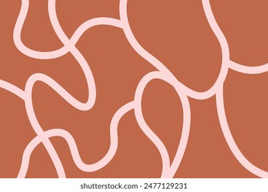 Abstract line wallpaper. Abstract vector. Simplicity. Backdrop. Gift wrap.Postcard. Graphic design. Multicolour. Fabric. Decorative. Yellow and.Brown colours tone. Wave pattern. Ornament. Dynamic. 