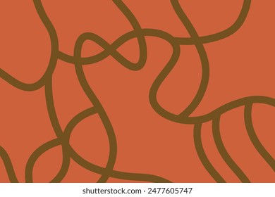 Abstract line wallpaper. Abstract vector. Simplicity. Backdrop. Gift wrap.Postcard. Graphic design. Multicolour. Fabric. Decorative. Brown  colours tone. Wave pattern. Ornament. Dynamic. 