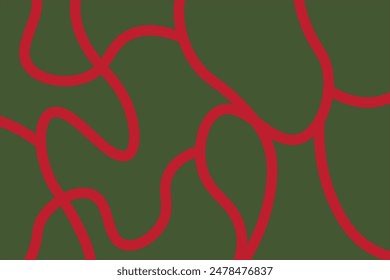 Bildschirmhintergrund für Abstrakte Zeilen. Abstrakte Vektorgrafik. Einfachheit. Hintergrund. Geschenkpapier.Postkarte. Grafikdesign. Mehrfarbig. Stoff. Dekorativ. Gelb und Rot und Grün. Wellenmuster. Ornament. Dynamisch. 