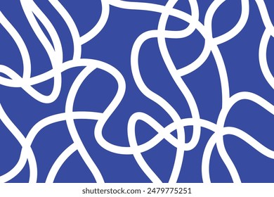Abstract line wallpaper. Abstract vector. Simplicity. Backdrop. Gift wrap.Postcard. Graphic design. Multicolour. Fabric. Decorative. White and blue colours. Wave pattern. Ornament. Dynamic. 