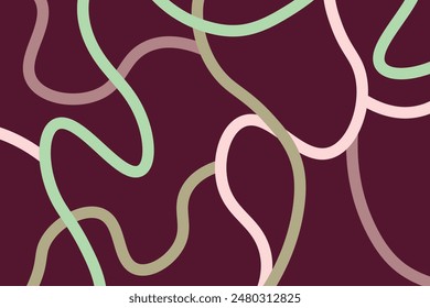 Abstract line wallpaper. Abstract vector. Simplicity. Backdrop. Gift wrap.Postcard. Graphic design. Multicolour. Fabric. Decorative. Colourful abstract line. Wave pattern. Ornament. Dynamic. Adorable.