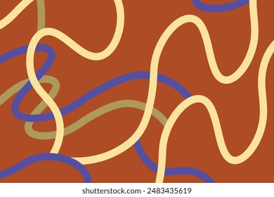 Abstract line wallpaper. Abstract vector. Simplicity. Backdrop. Gift wrap.Postcard. Graphic design. Multicolour. Fabric. Decorative. Colourful abstract line. Wave pattern. Ornament. Dynamic. Adorable.
