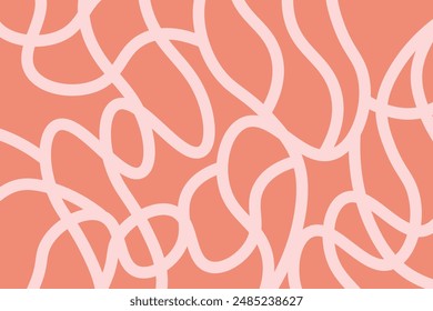 Abstract line wallpaper. Abstract vector. Simplicity. Backdrop. Gift wrap.Postcard. Graphic design. Multicolour. Fabric. Decorative. Pink  and orange colours. Wave pattern. Ornament. Dynamic. 