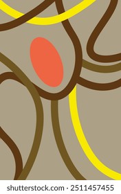 Fondo de pantalla de línea Abstractas. Vector Abstractas. Simplicidad. Telón de fondo. Envoltura de regalo. Postal. Diseño gráfico. Multicolor.Tela.Decorativo. Color de tono de tierra. Patrón de onda. Ornamento. Dinámico.Contemporáneo.Marrón.