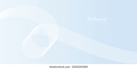 Cor azul do plano de fundo da onda da linha abstrata. Elemento de design vetorial para faixa, capa e padrão