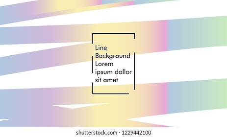 Abstract line wave background, design concept with color gradient