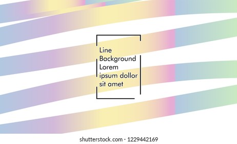 Abstract line wave background, design concept with color gradient