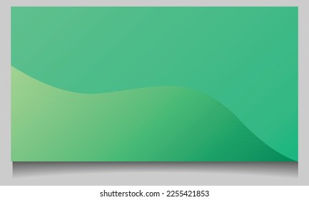 abstract line wave banner vector background illustration