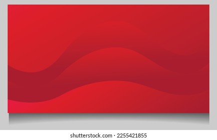 abstract line wave banner vector background illustration