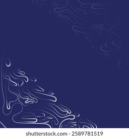 abstract line wave blue white gradient seamless pattern background vector design