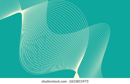  Abstract line wave linear blue background. Modern bagey wavy line abstract background