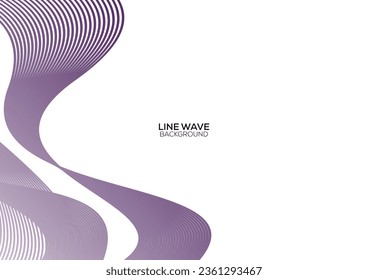 abstract line wave modern background design 