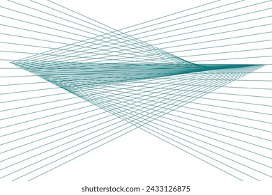 abstract Line wave paper cut modern background. Luxury abstract papercut background with smooth, Dynamic, sound wave, Shiny moving lines.
