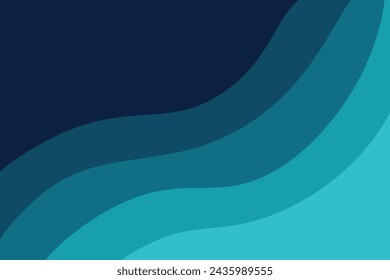 abstracto Línea de onda de papel de corte de fondo moderno. Fondo abstracto de lujo de corte de papel con suave, dinámica, onda de sonido, líneas móviles brillantes.