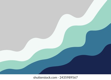 abstract Line wave paper cut modern background. Luxury abstract papercut background with smooth, Dynamic, sound wave, Shiny moving lines.