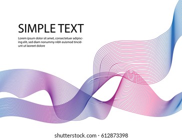 Abstract line wave vector