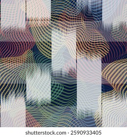 abstract line waves pattern on textures background