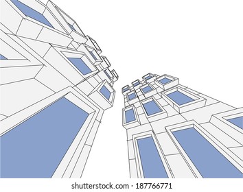 abstract linear architecture design background
