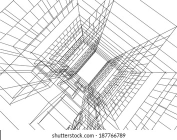 abstract linear architecture design background