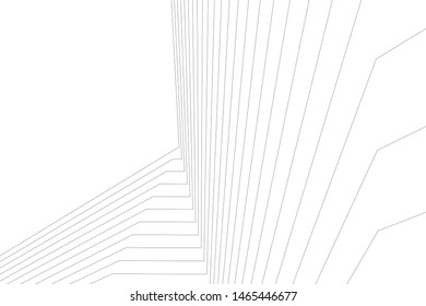 abstract linear architecture, vector background