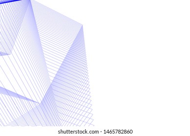abstract linear architecture, vector background
