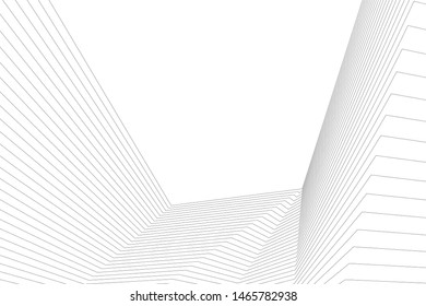 abstract linear architecture, vector background
